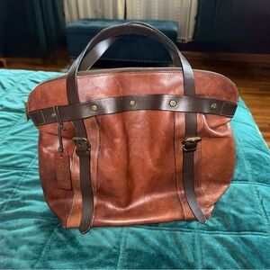 Chiara Ferragni Brown Leather Backpack